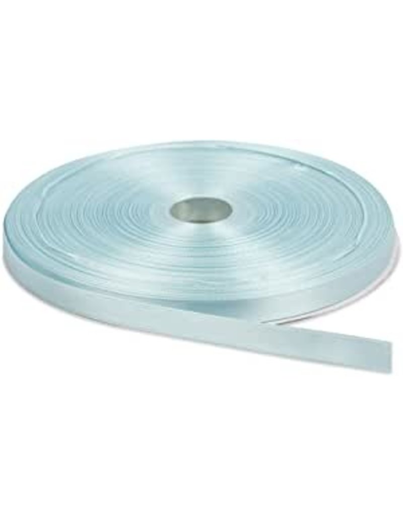 SATIN RIBBONS 3/8" X 50 YARDS BABY BLUE (CS2062)