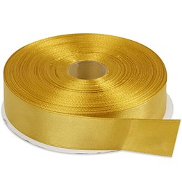 SATIN RIBBONS 1" X 50 YARDS GOLD (CS5140)