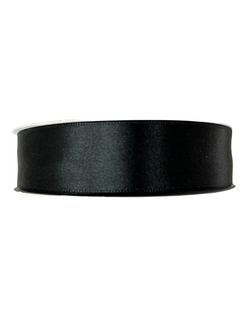 SATIN RIBBONS 1" X 50 YARDS NEGRO (CS5039)