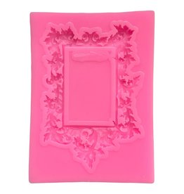 LACE SCROLL PHOTO FRAME RECTANGULAR SILICONE MOLD