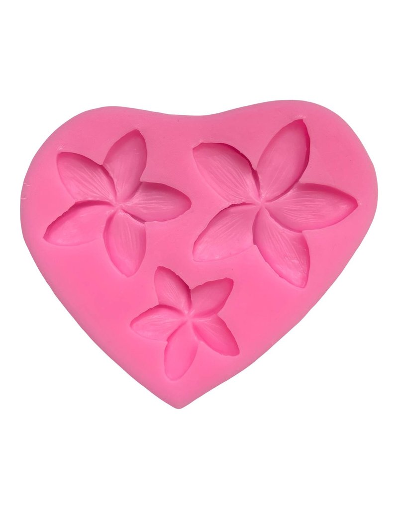 FRANGIPANI SILICONE MOLD 3 SIZES