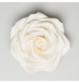 SUGAR FLOWER ELEGANT ROSE WHITE 3"