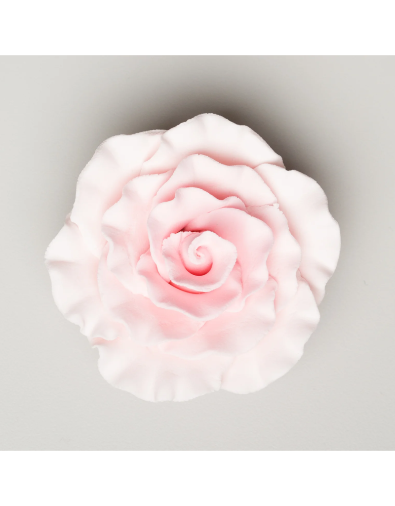 SUGAR FLOWER FORMAL ROSE PINK 3"