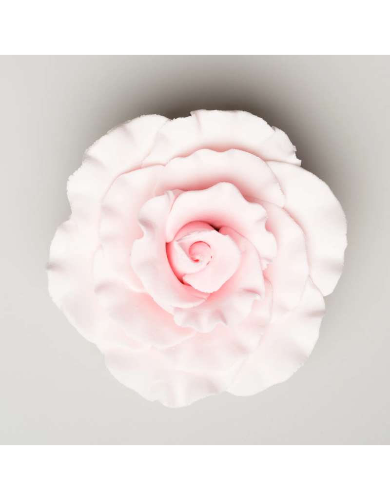 SUGAR FLOWER FORMAL ROSE PINK 4"