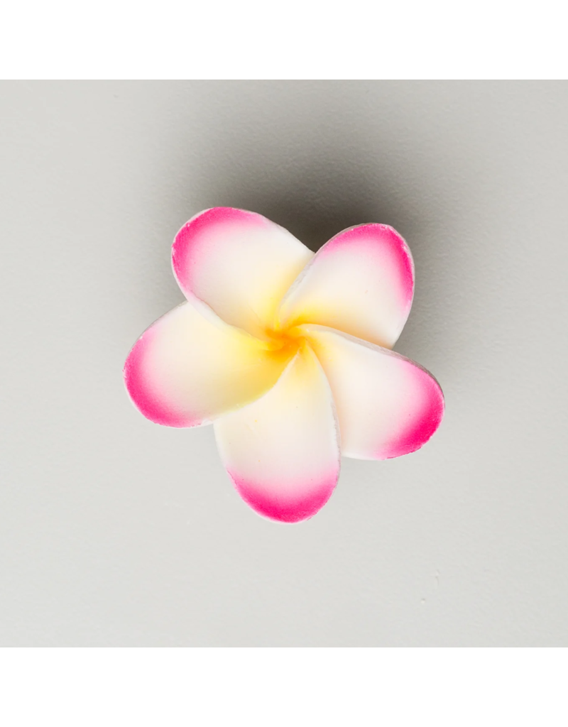 SUGAR FLOWER FRANGIPANI PINK 2"