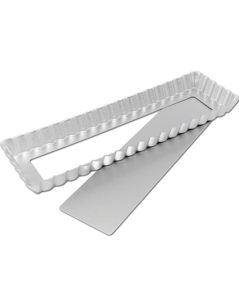 FAT DADDIO'S OBLONG FLUTED TART PAN 13-3/4" X 4-1/4" PFT-1375