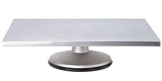 Amazon.com: Cake Turntable Decorating Table Baking Tools Aluminum Alloy  Pallet Rotating Spreading Home Decorating Turntable (14 inch) : Home &  Kitchen