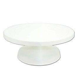 Ateco Professional Icing Turntable  Metal cake stand, Cake decorating stand,  Revolving cake stand