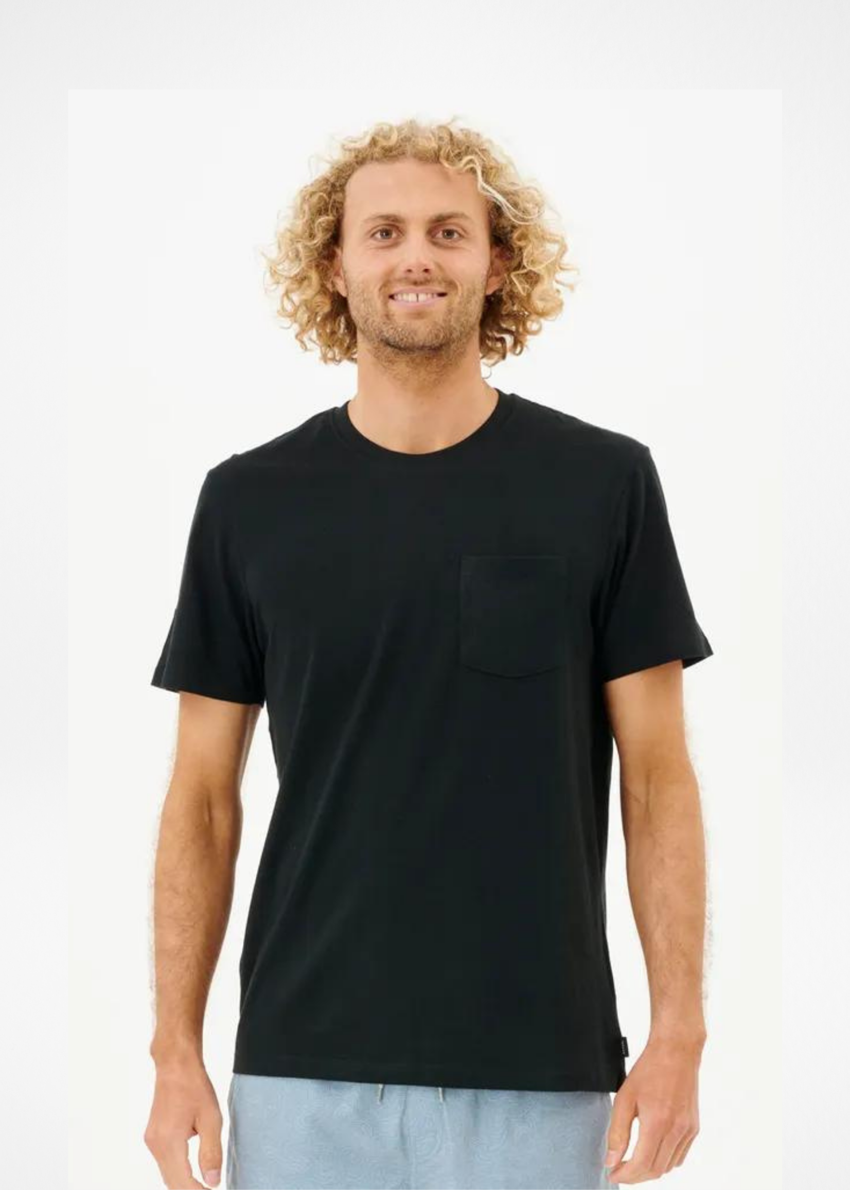 RIP CURL S22 RIP CURL PLAIN POCKET TEE