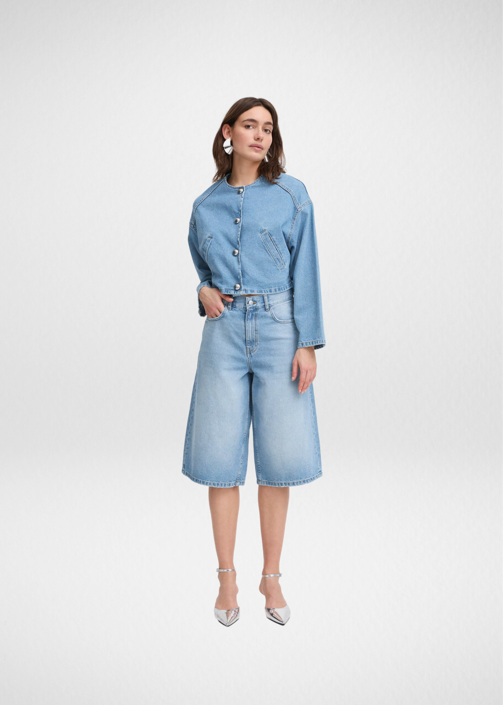 B. YOUNG 25 B.YOUNG BYLUNANA SHORT DENIM