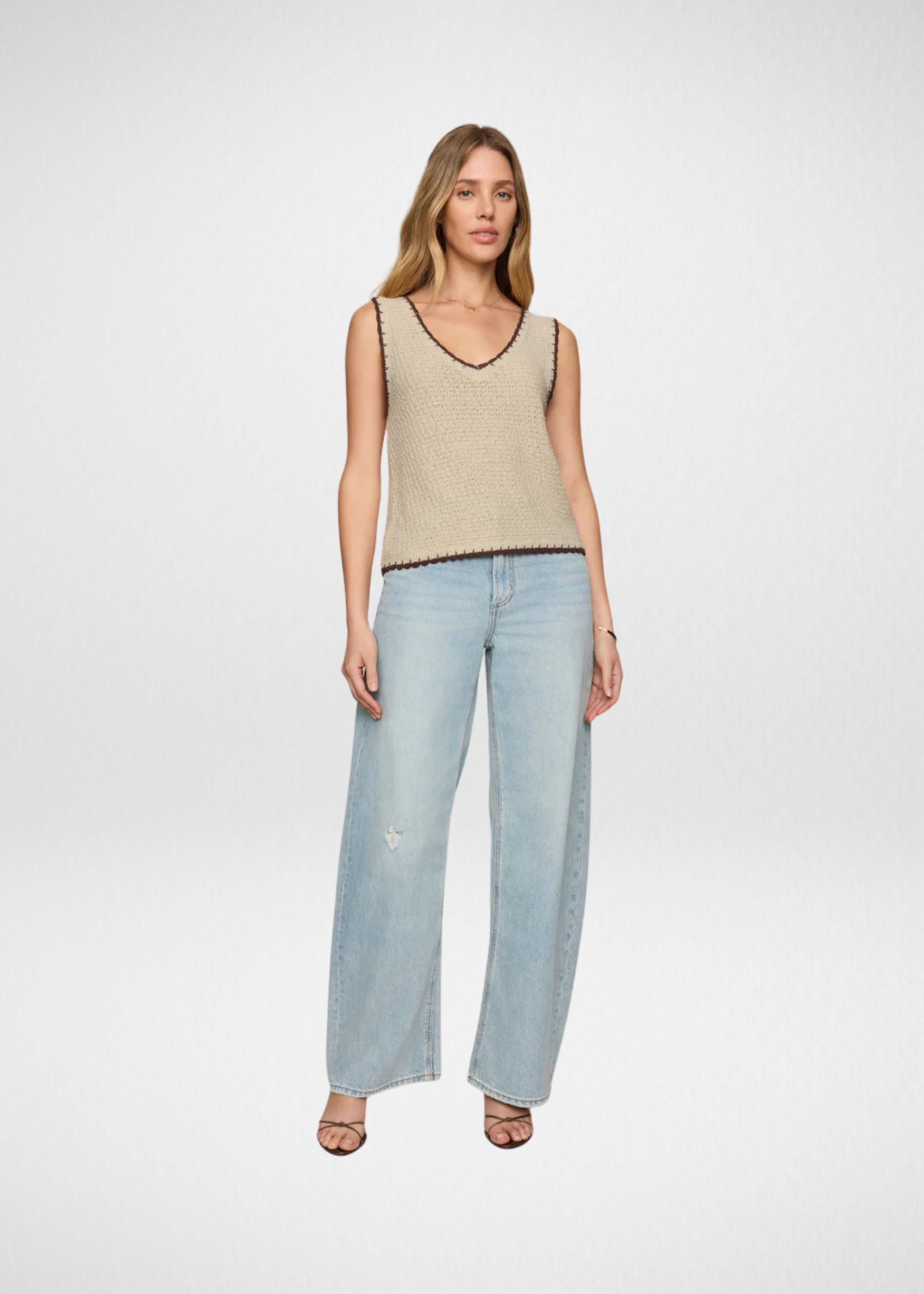 Z SUPPLY 26 Z SUPPLY YESSENIA WHIPSTITCH TANK