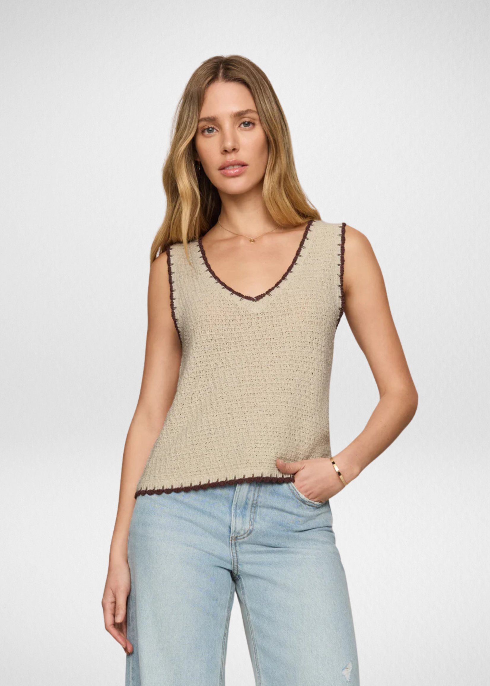 Z SUPPLY 26 Z SUPPLY YESSENIA WHIPSTITCH TANK