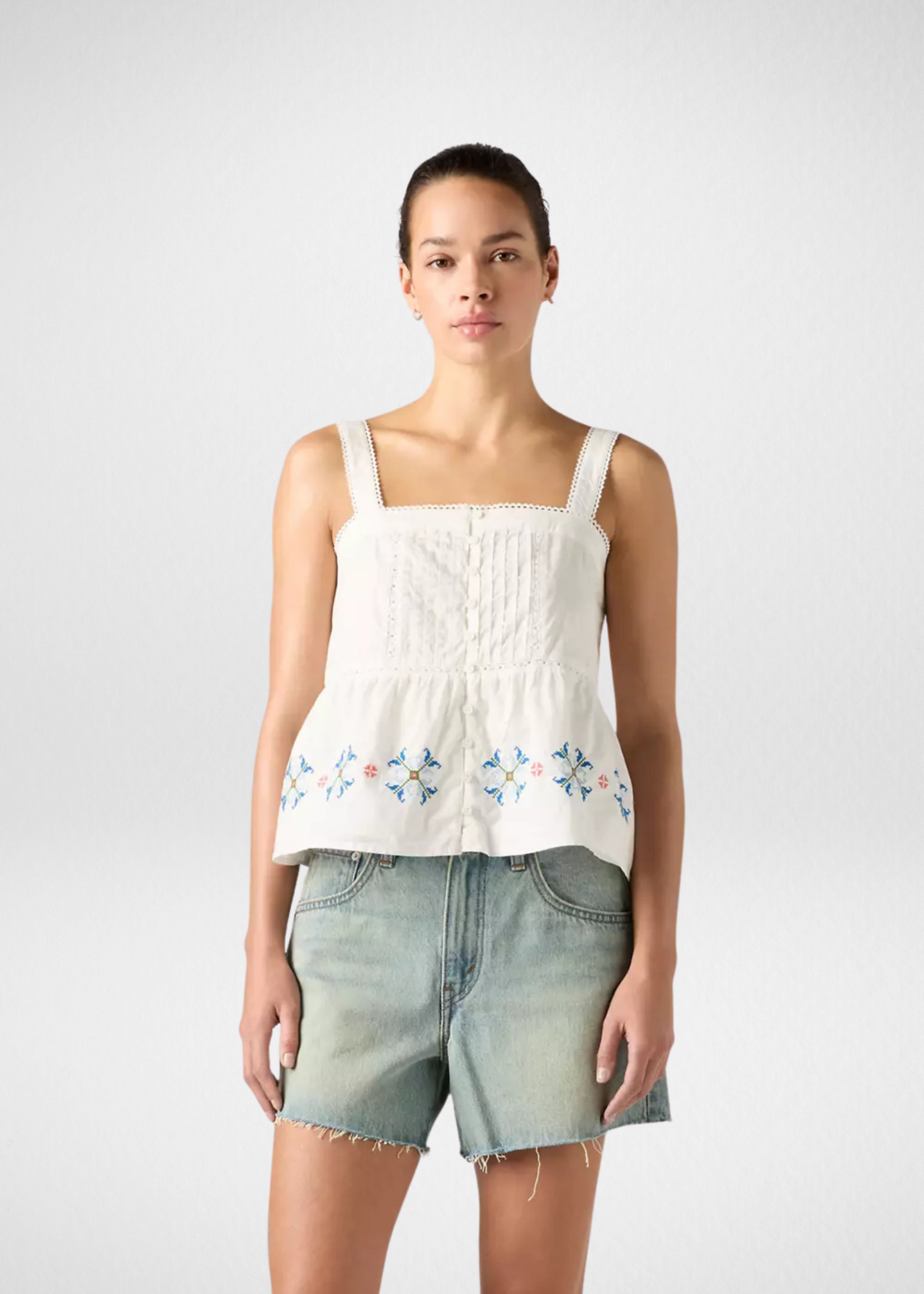 LEVI'S 26 LEVI'S  MIMI SL BLOUSE CLOUD DANCER
