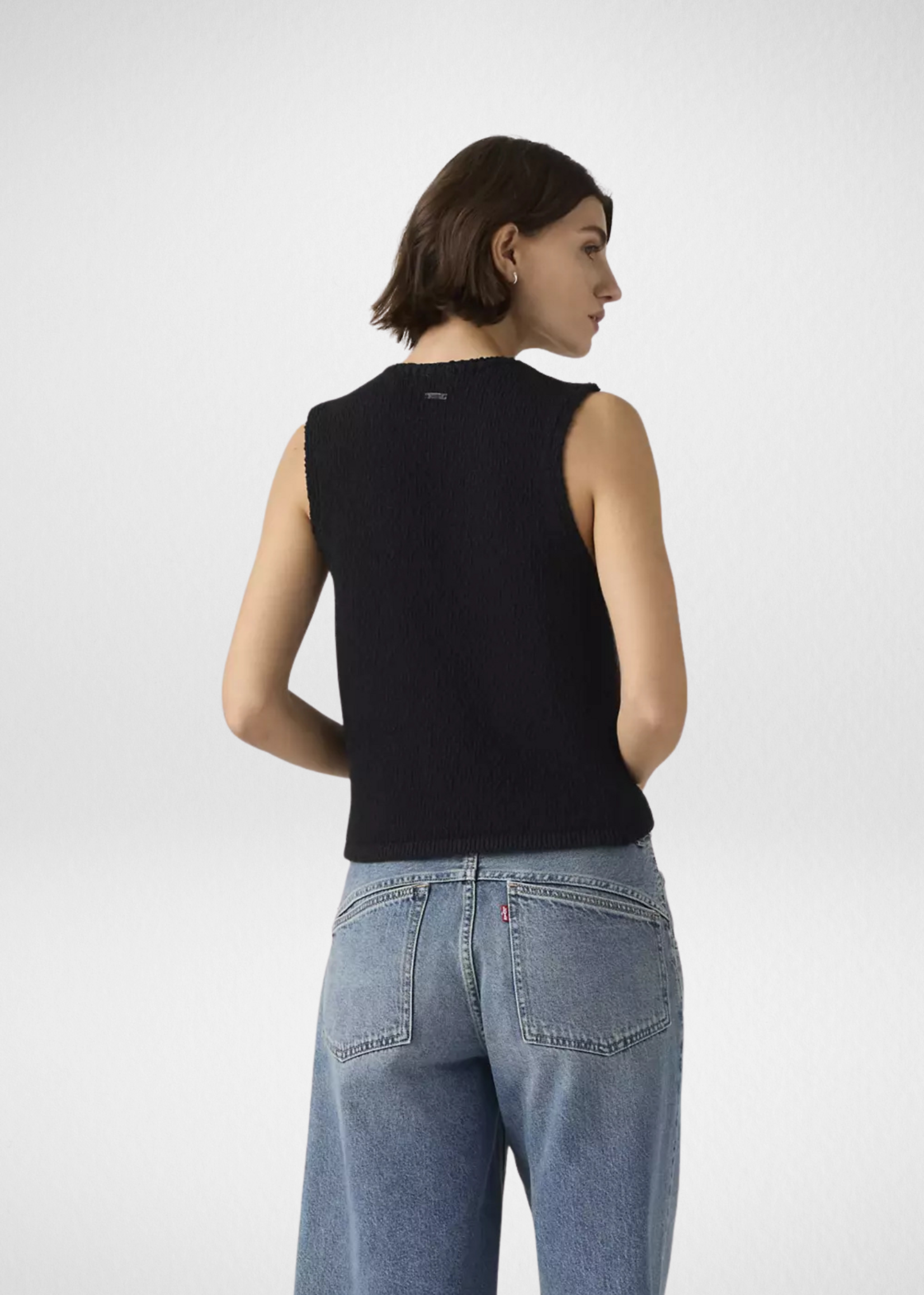 LEVI'S 26 LEVI'S HELEN MINI BOUCLE VEST