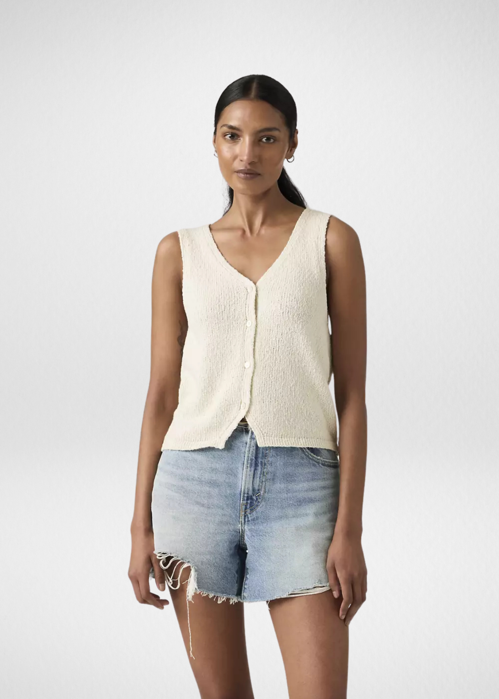 LEVI'S 26 LEVI'S HELEN MINI BOUCLE VEST