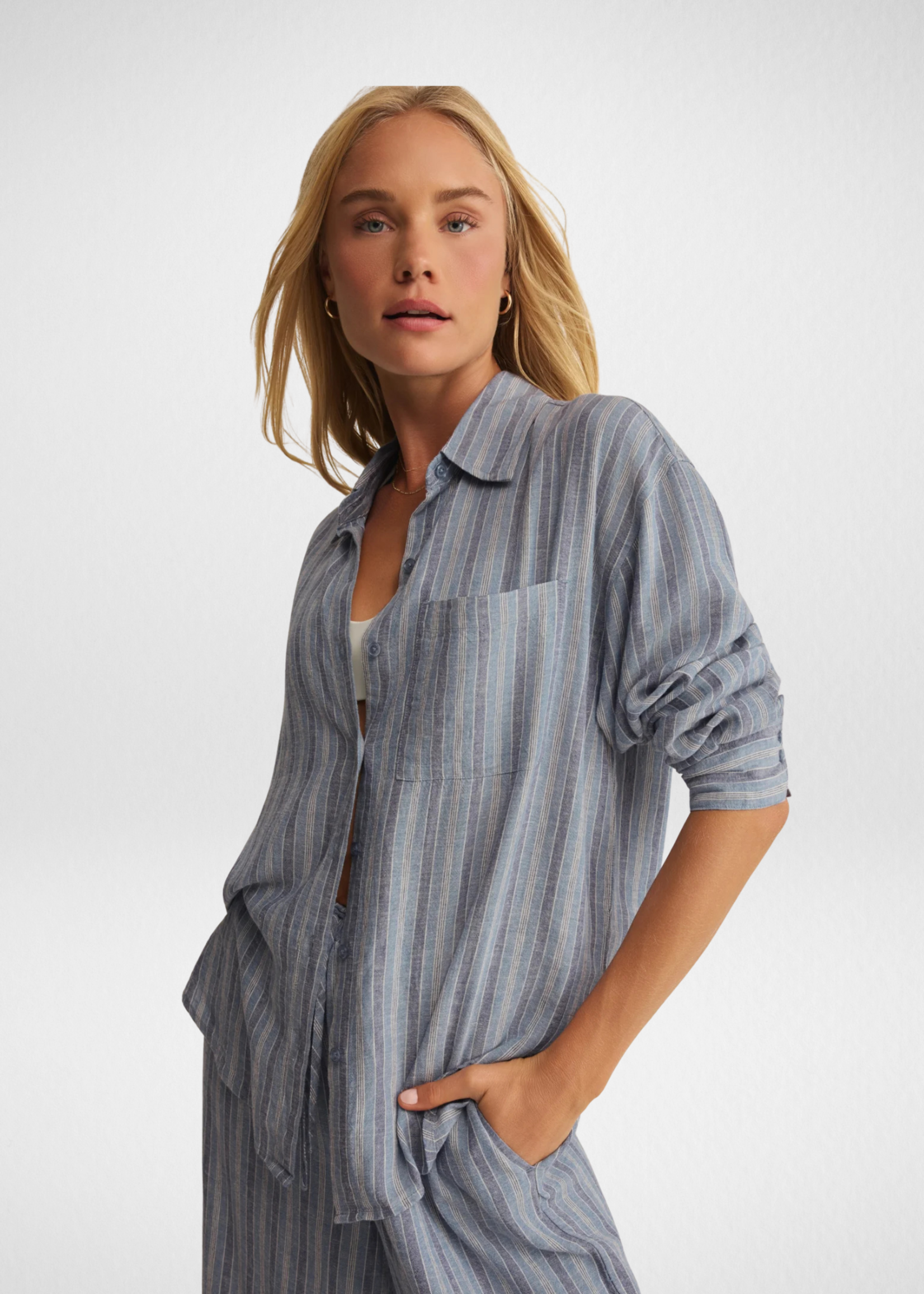 Z SUPPLY 26 Z SUPPLY PERFECT STRIPED BUTTON UP