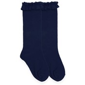 Jefferies Socks Ruffled Knee Socks