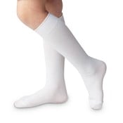 Jefferies Socks White Knee Sock