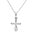 Cherished Moments Infinity Cross Sterling Silver Necklace