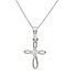 Cherished Moments Infinity Cross Sterling Silver Necklace