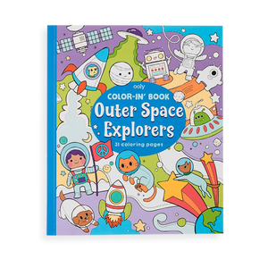 Ooly Color-in-Book: Outer Space Explorers