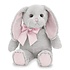 Bearington Collection Lil Mopsy Gray Bunny w/Pink Ears
