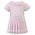 Sarah Louise Pink Pleated Dress with Rosette's