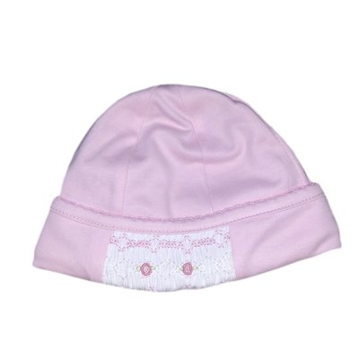 Magnolia Baby Mandy and Mason's Classic Smocked Hat - Pink
