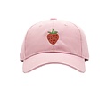 Harding Lane Strawberry on Light Pink Baseball Hat OS