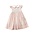 Lulu Bebe Smocked Waist White Color Angel Wing Dress