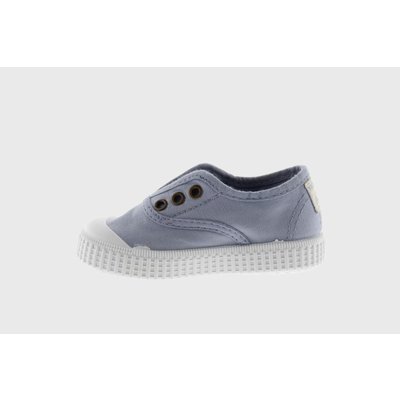 Victoria No Lace Sneaker Nube (Lt Blue/Grey)