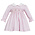 Petit Bebe Pink Knit Smocked Dress w/White Collar