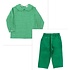 Bailey Boys Kelly Green Check Boy's Piped Shirt/Corduroy Pant Set