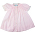 Feltman Brothers Pink Layette Open Dress Daygown