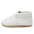 BirdRock Baby Seashell White Fringeless Baby Moccasins