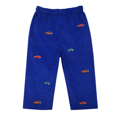 Zuccini Vintage Cars Embroidered Polo Pant Set