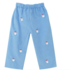 Zuccini Santa Embroidered Party Blue Corduroy Pant