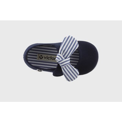 Victoria Bow Navy Maryjane Sneaker