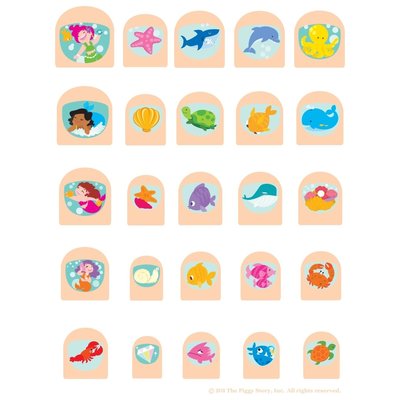 Girl Nation Lil' Fingers Nail Art-Mermaids & Friends