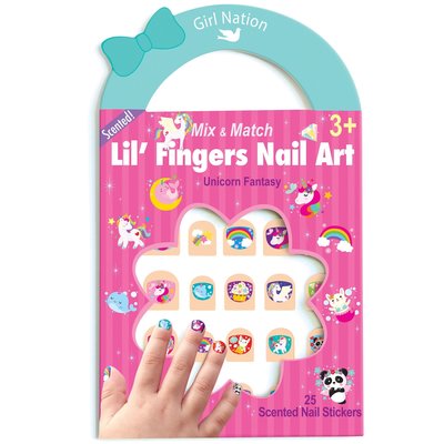 Girl Nation Lil' Fingers Nail Art-Unicorn Fantasy