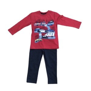 Globaltex Graphic City Scape Tee/Pant Set