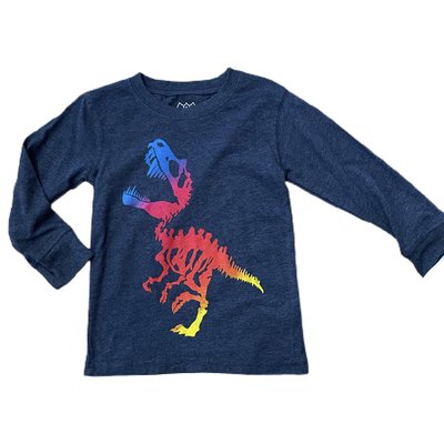 Wes and Willy Ombre Dino Midnight Tee