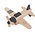 Kiko+ & GG Hikoki Pull-Back Propeller Plane