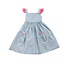 Lulu Bebe Pastel Check Dress with Flutter Straps