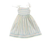 Lulu Bebe Pastel Stripe Spaghetti Strap Dress