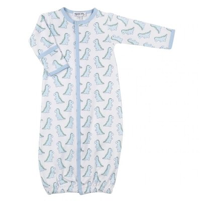 Magnolia Baby Dinosaur Printed Convertible Gown
