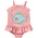 Bailey Boys Bubbly Blowfish Girls 1PC Swimsuit w/Ruffle