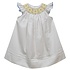 Collection Bebe Anne Smocked White Pique Angel Wing Bishop