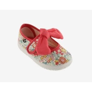 Victoria Bow Coral Floral Maryjane Sneaker