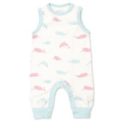 Kissy Kissy Turquoise Whales Playsuit